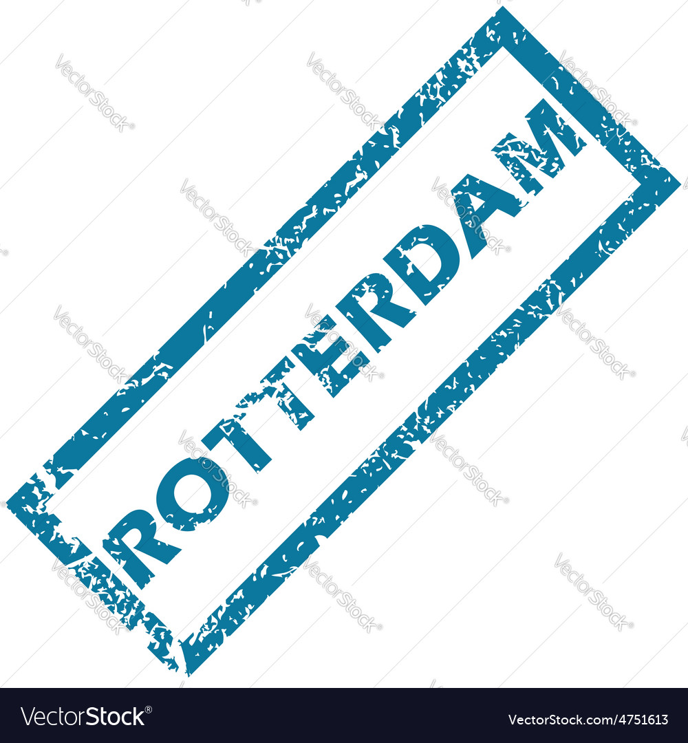 Rotterdam Rubber Stamp Royalty Free Vector Image