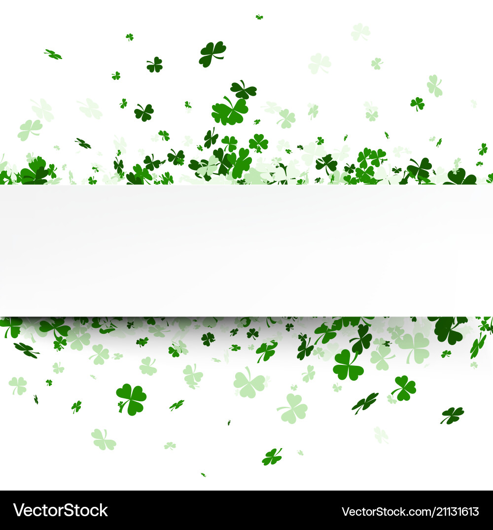 St patricks day background Royalty Free Vector Image