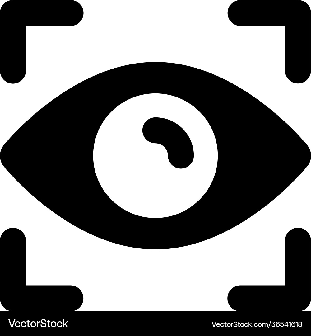 Iris recognition Royalty Free Vector Image - VectorStock
