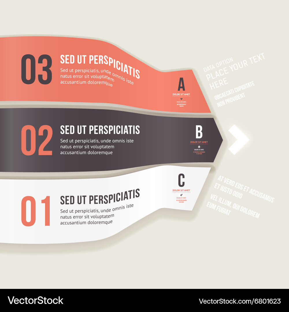 Infographic template Royalty Free Vector Image