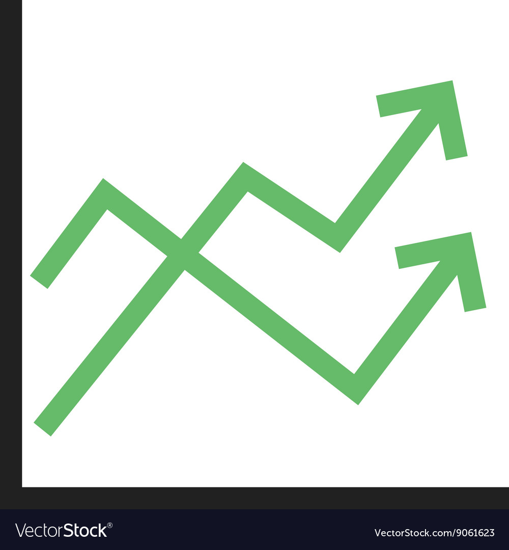 Multiple line graph Royalty Free Vector Image - VectorStock