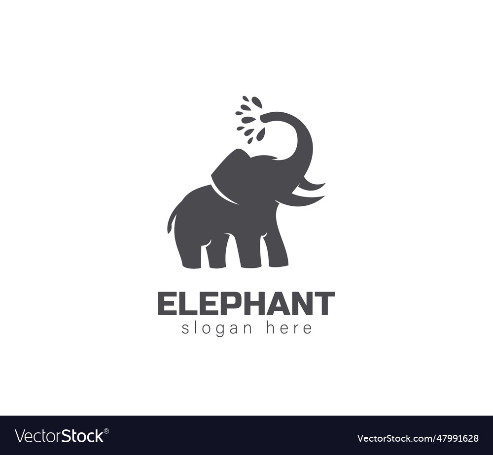 Elephant logo Royalty Free Vector Image - VectorStock