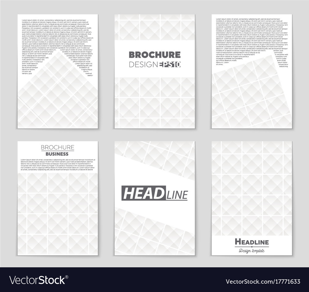 Abstract layout background set for art Royalty Free Vector