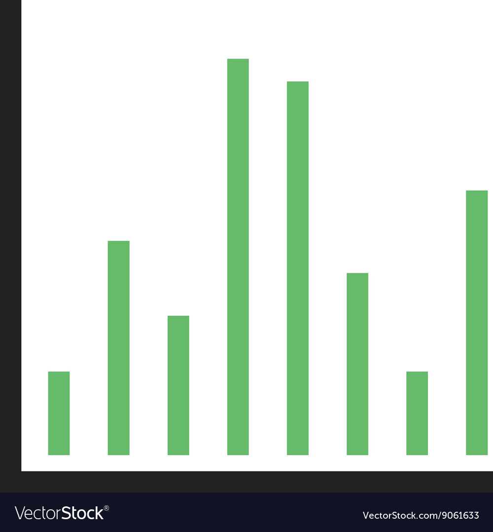 Column Chart Royalty Free Vector Image - VectorStock