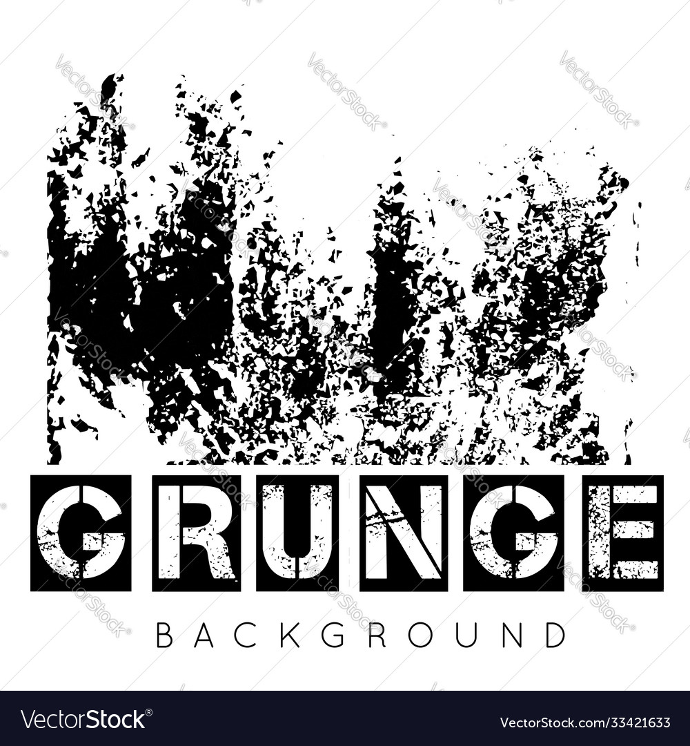 Grunge texture background on white Royalty Free Vector Image