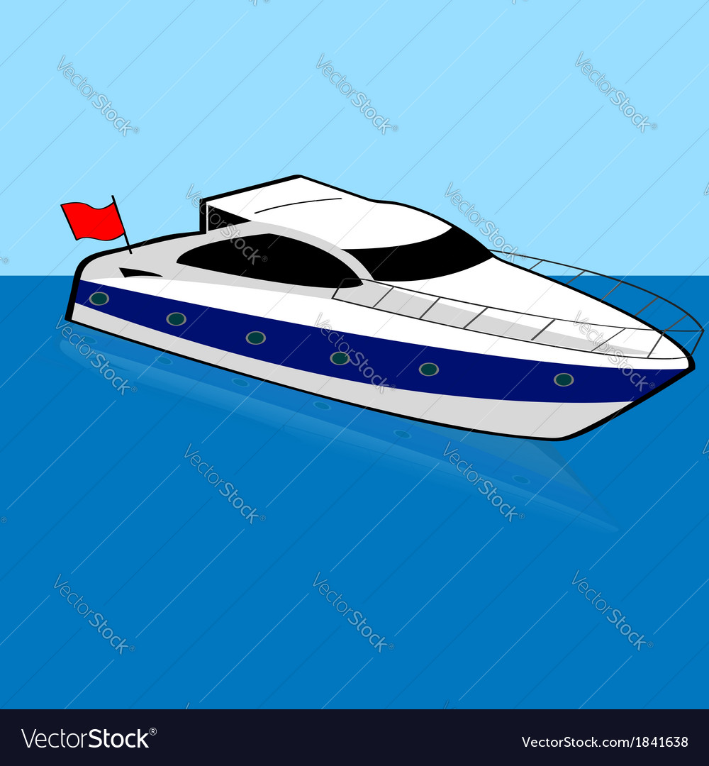 Speed Boat Stock Vector (Royalty Free) 207775897