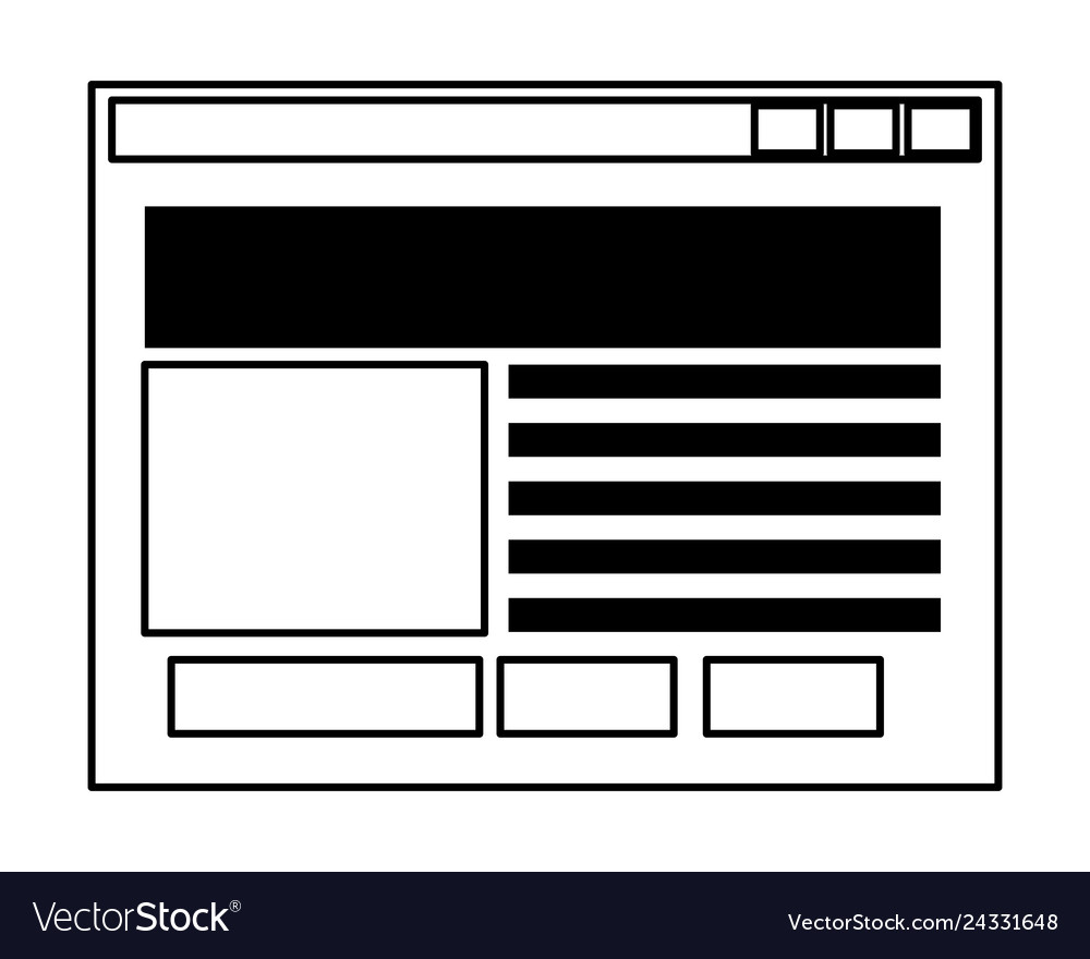 Document web information Royalty Free Vector Image