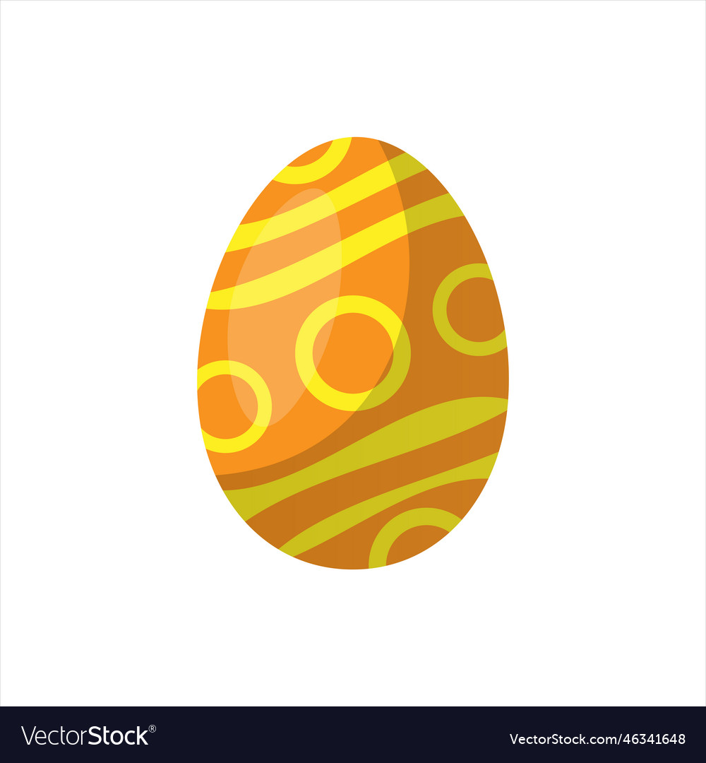 Easter egg decoration Royalty Free Vector Image