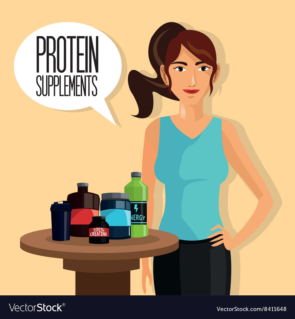 Icon of protein supplement design Royalty Free Vector Image