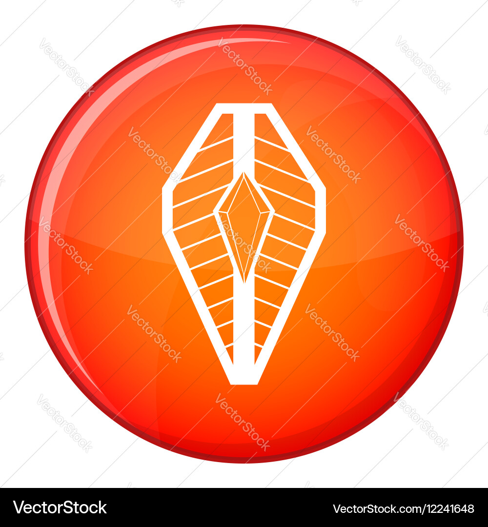 Shield icon flat style Royalty Free Vector Image
