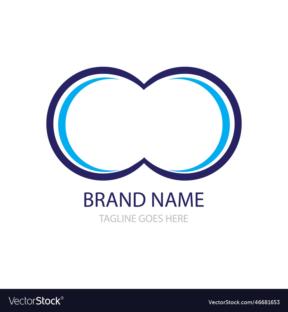 blue-infinity-logo-royalty-free-vector-image-vectorstock