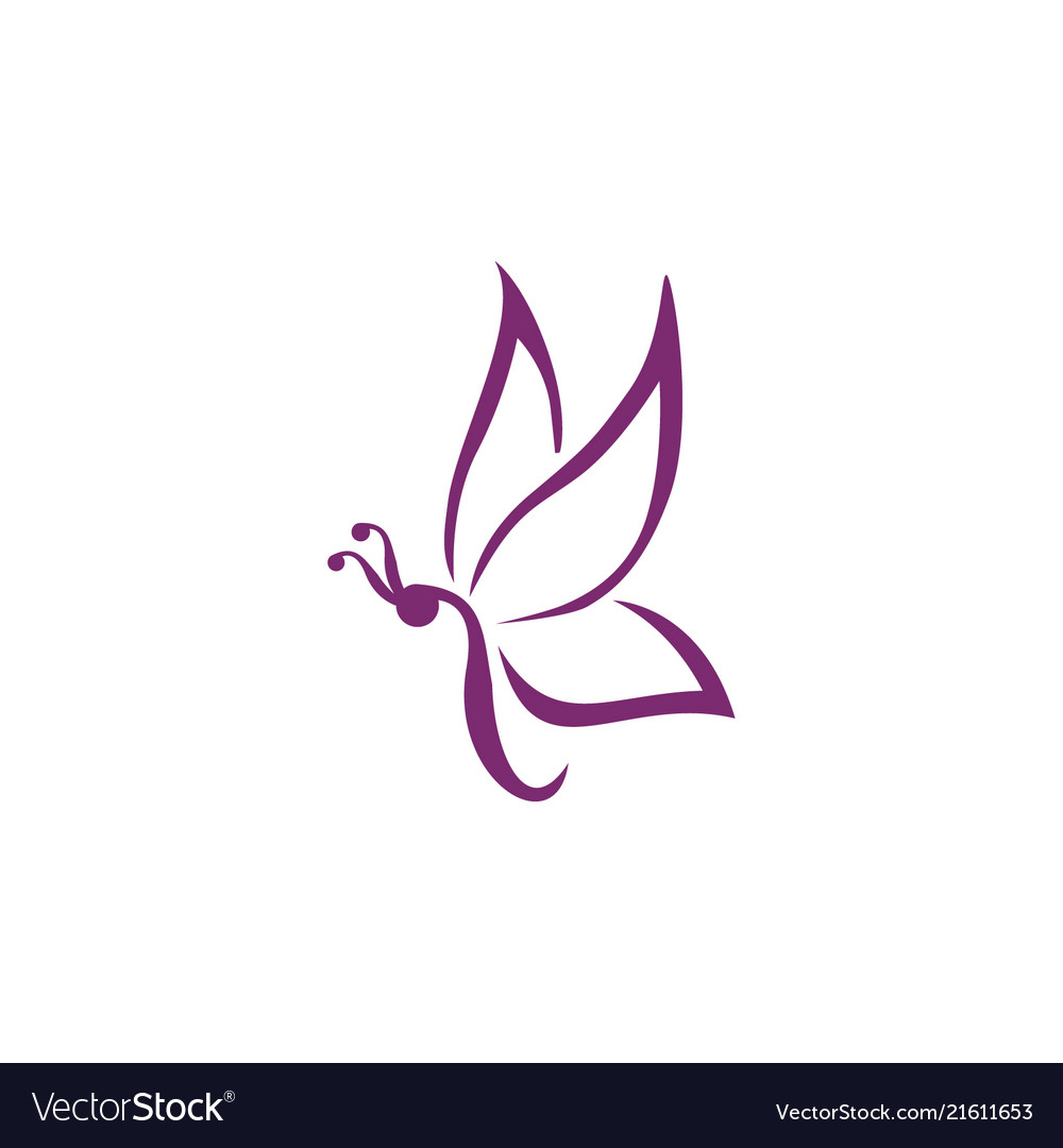 Download Butterfly logo Royalty Free Vector Image - VectorStock