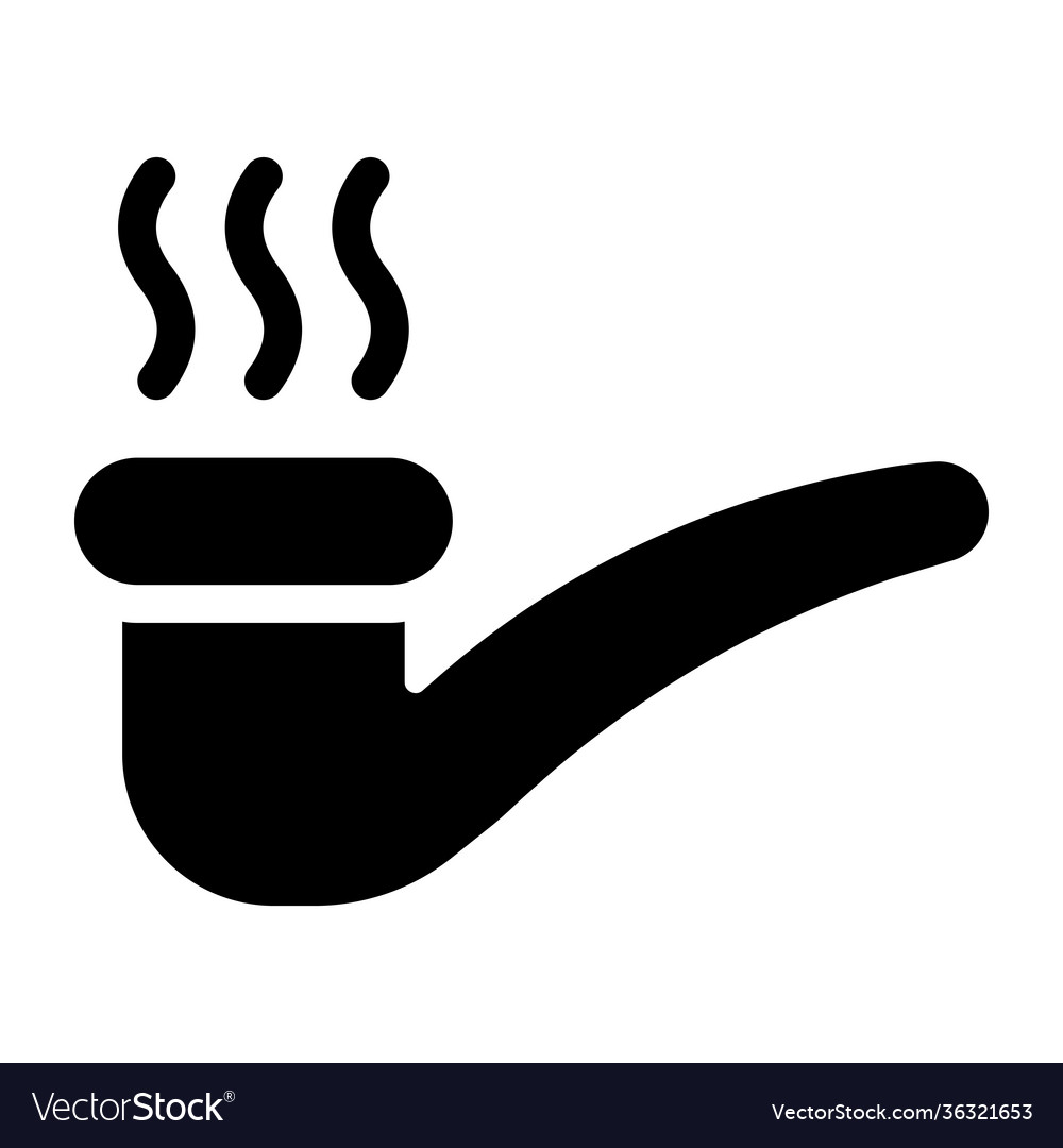 Cigar pipe Royalty Free Vector Image - VectorStock