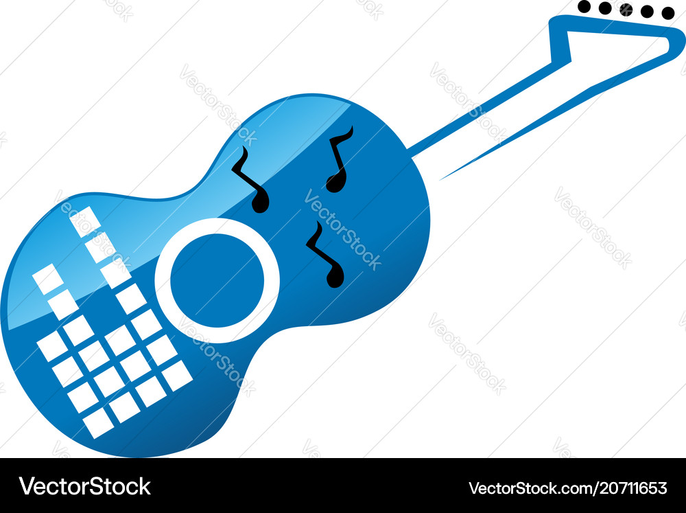 Guitar music lesson Royalty Free Vector Image - VectorStock