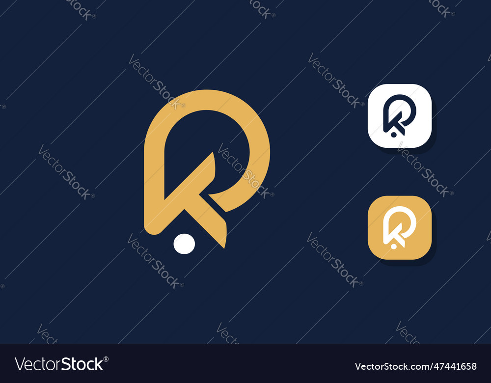 Letter pk logo design with creative idea Vector Image