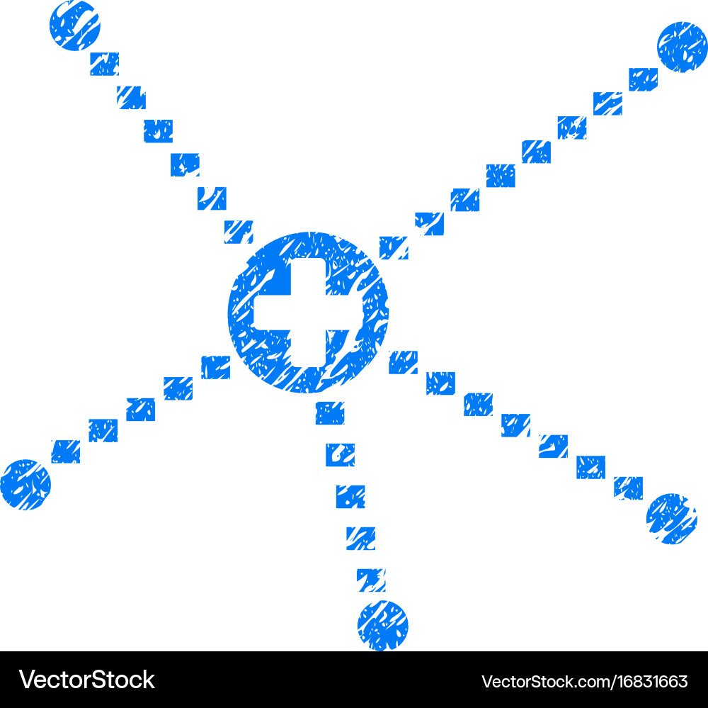 Medical relations grunge icon Royalty Free Vector Image