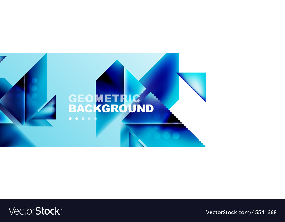 Abstract background with geometric elements Vector Image