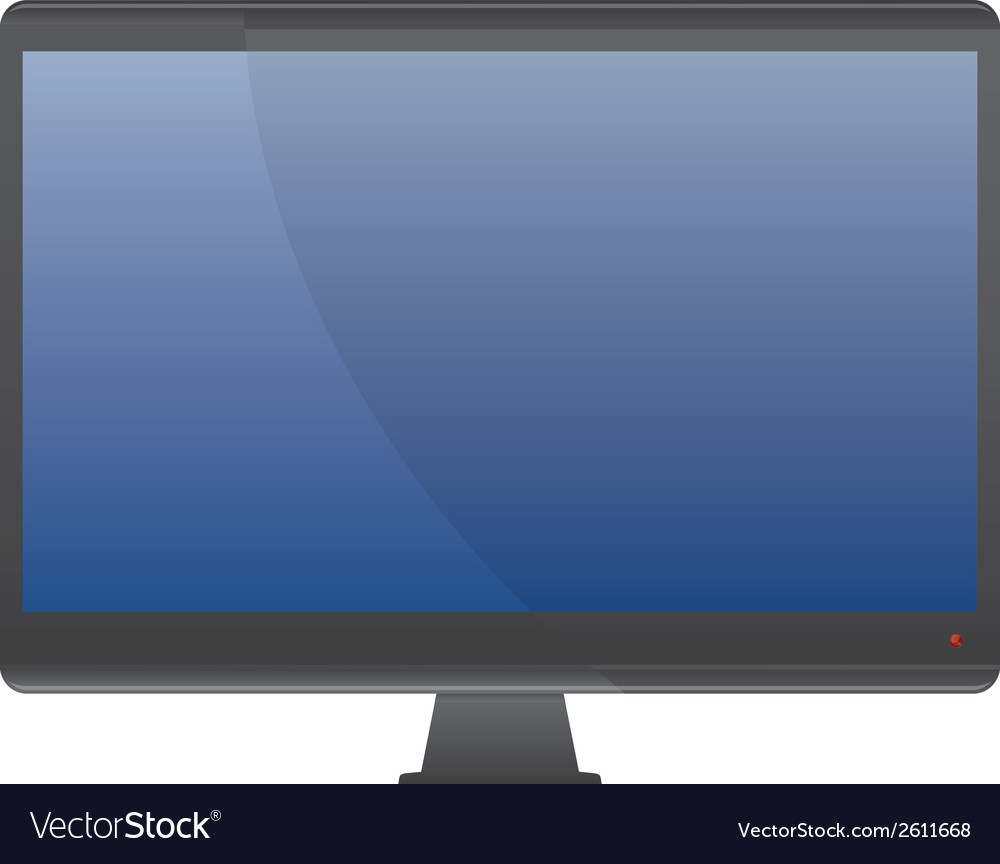 Computer screen Royalty Free Vector Image - VectorStock