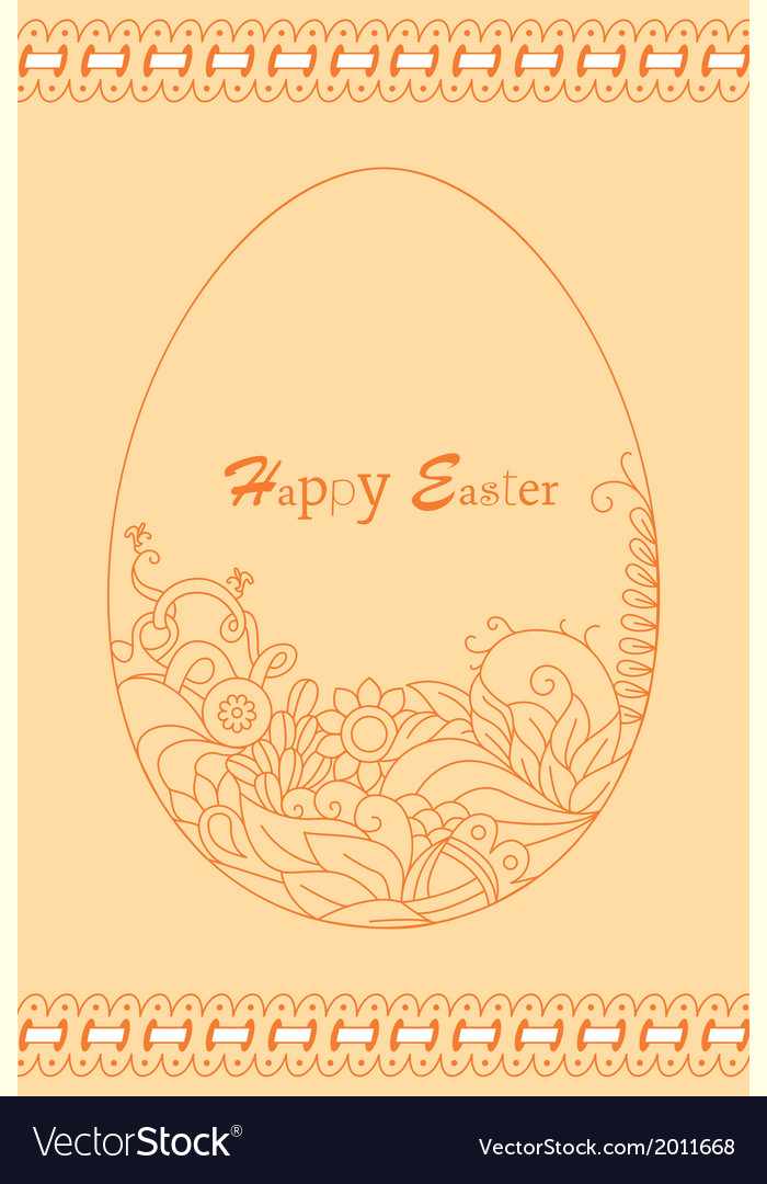 Easter egg card