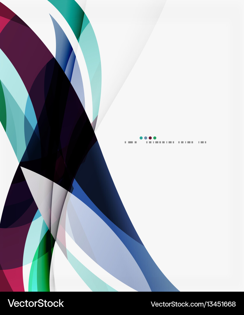 Elegant wave background Royalty Free Vector Image