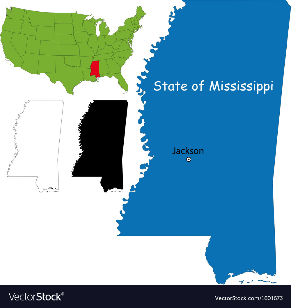 Mississippi map