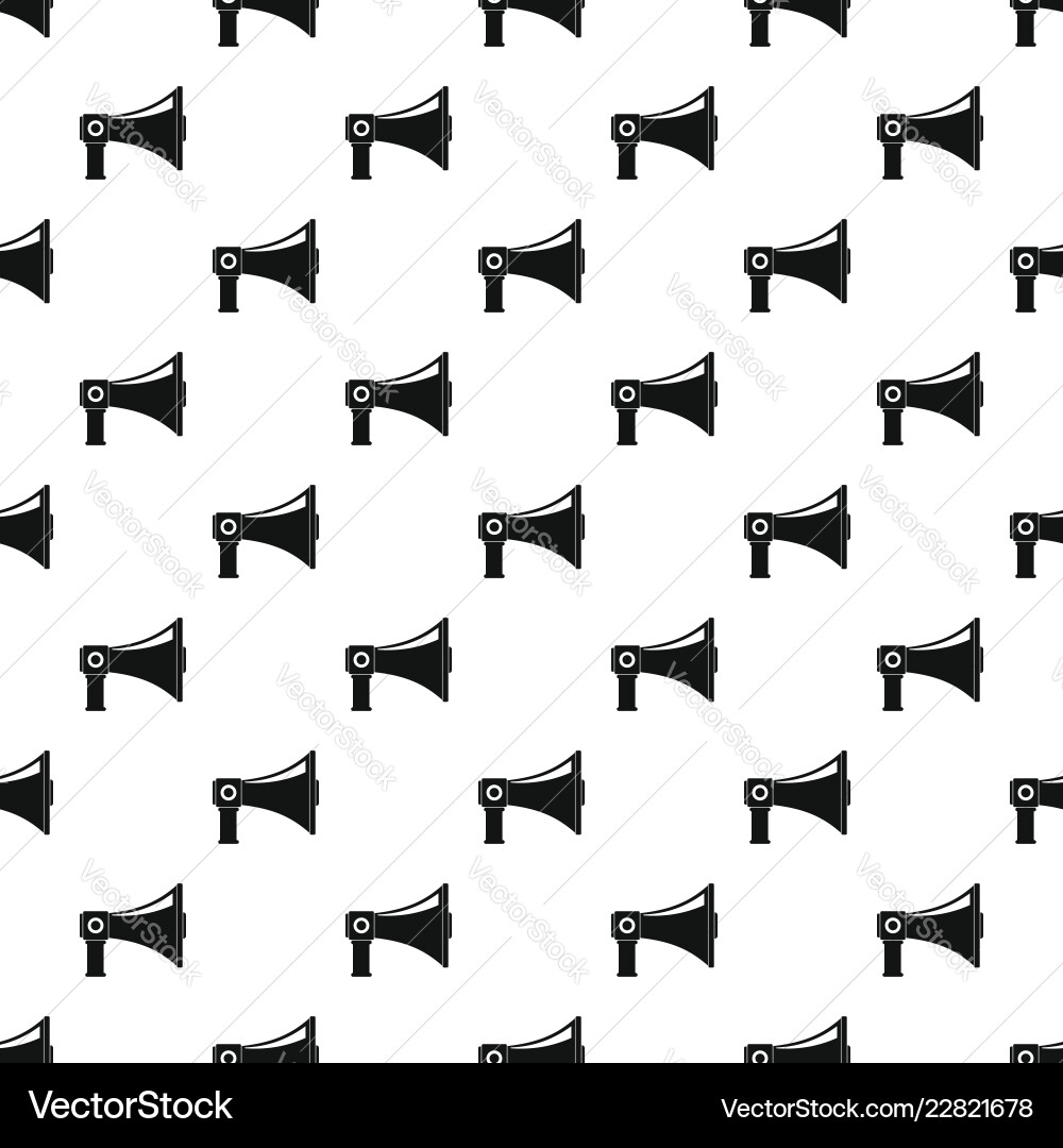 Single megaphone pattern seamless Royalty Free Vector Image