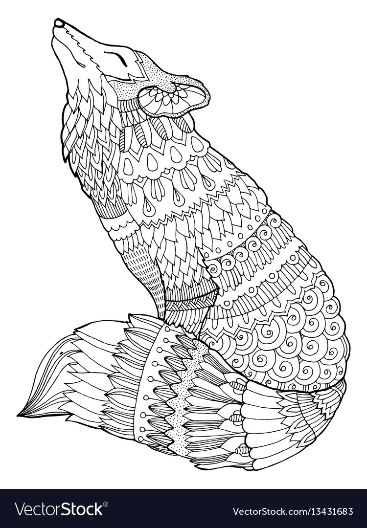 fox coloring pages