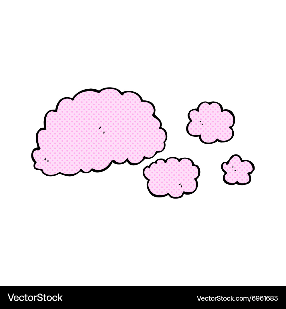 Pink clouds Royalty Free Vector Image - VectorStock