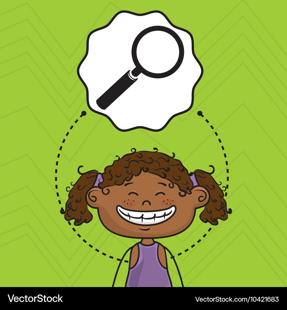 Student girl study icon Royalty Free Vector Image