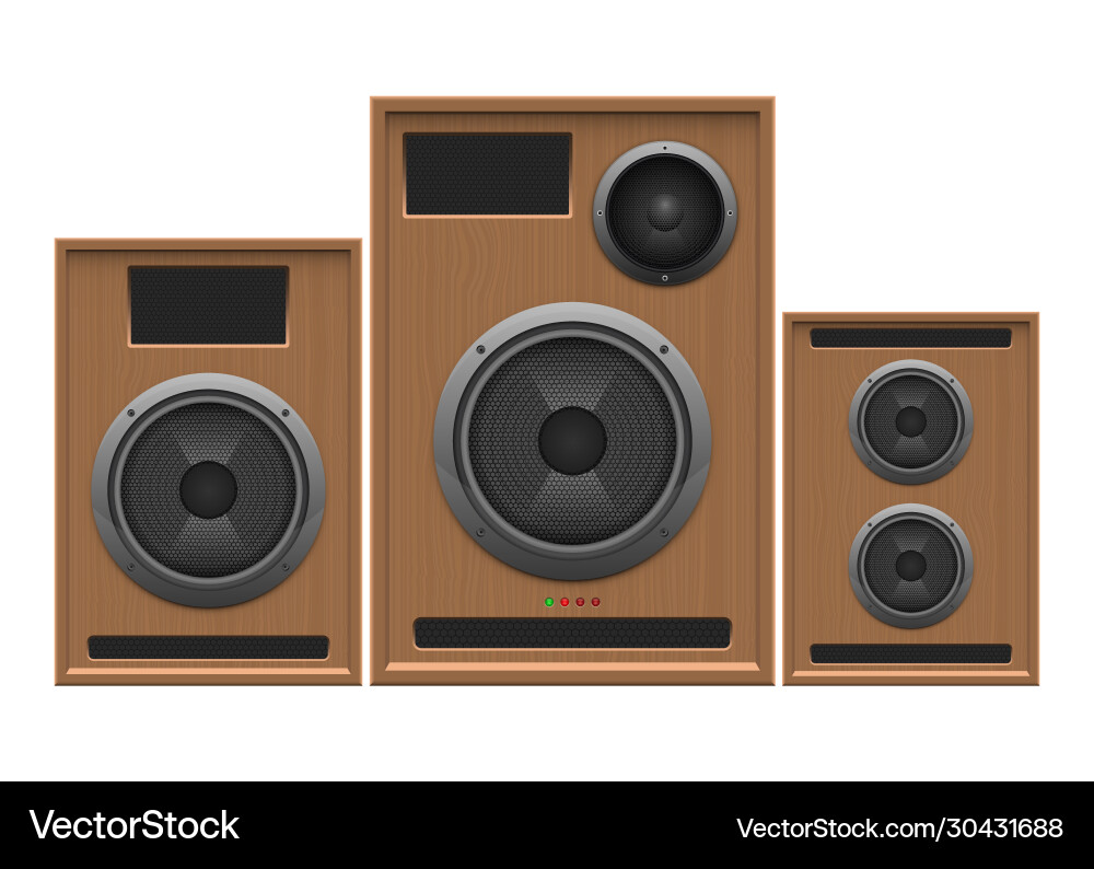 Audio speaker Royalty Free Vector Image - VectorStock