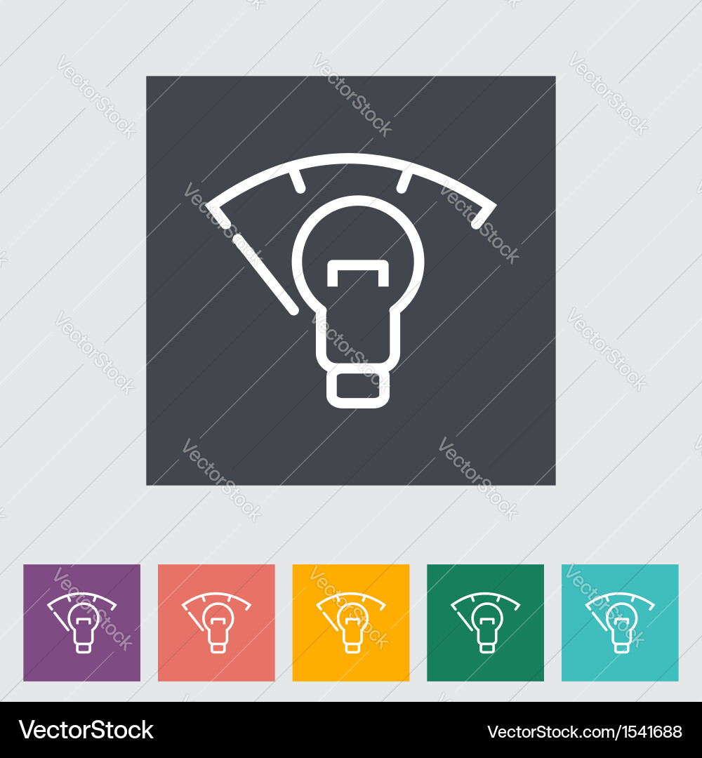 Panel illumination Royalty Free Vector Image - VectorStock