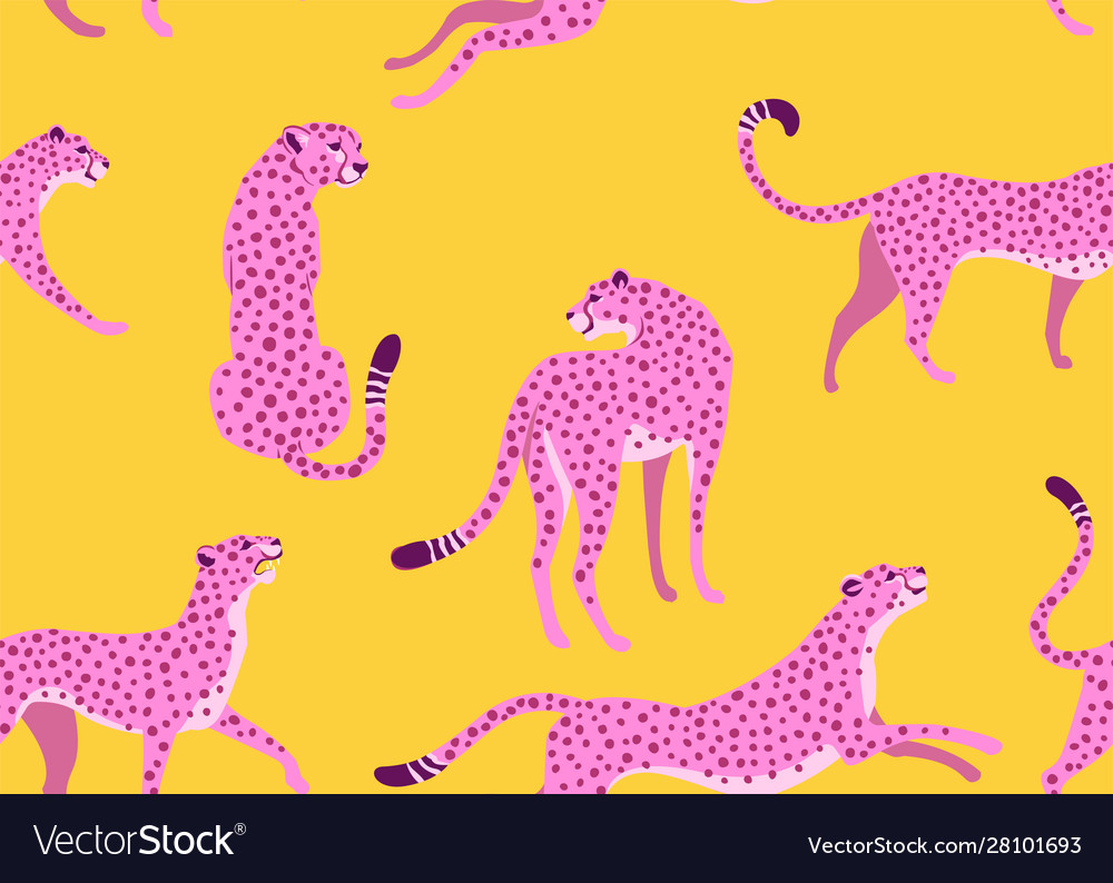Abstract leopard pattern seamless texture