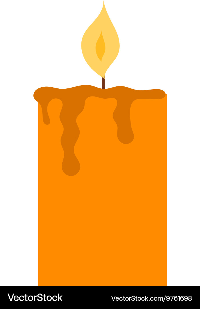 Candles set Royalty Free Vector Image - VectorStock