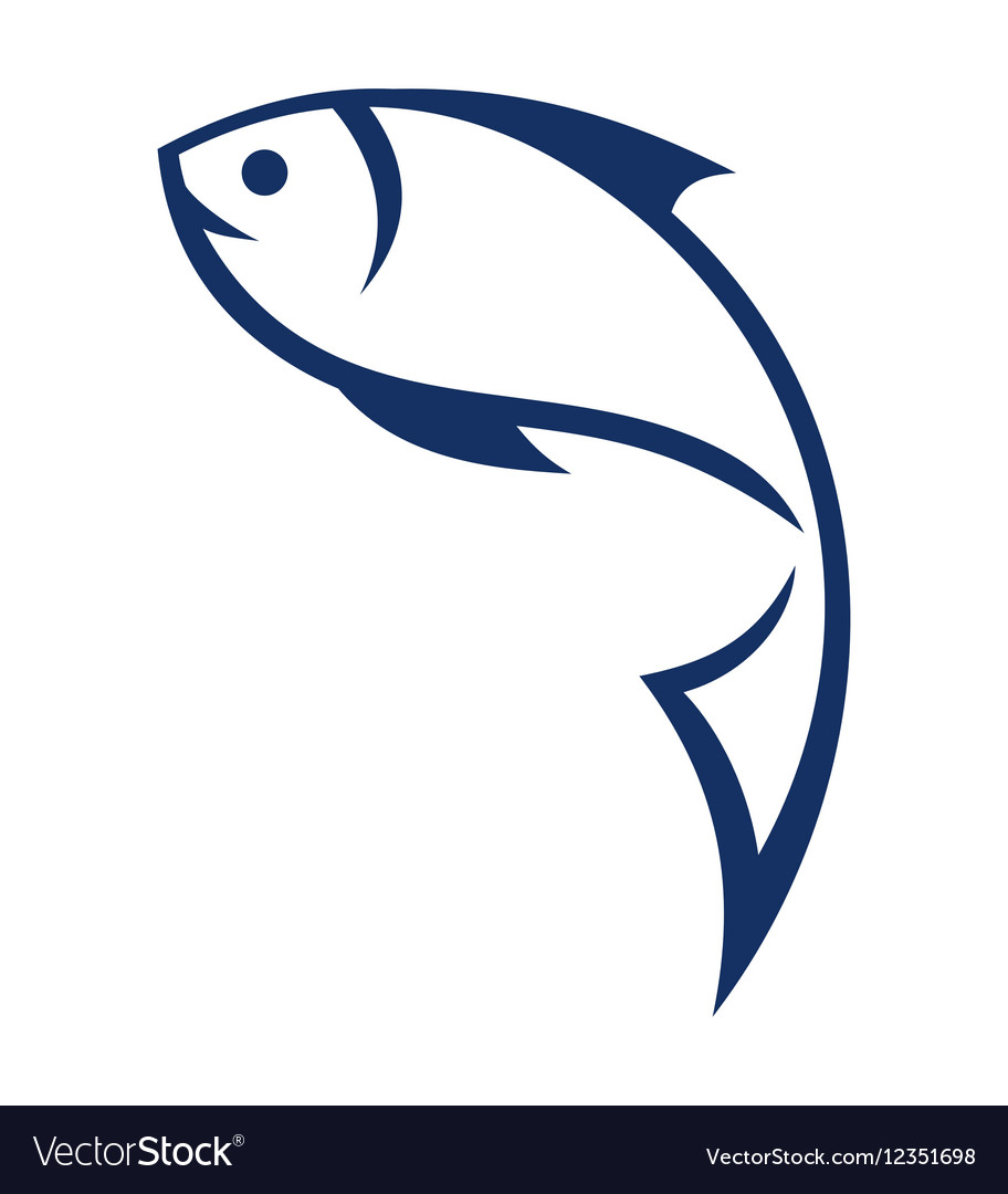 Download Fish icon Royalty Free Vector Image - VectorStock