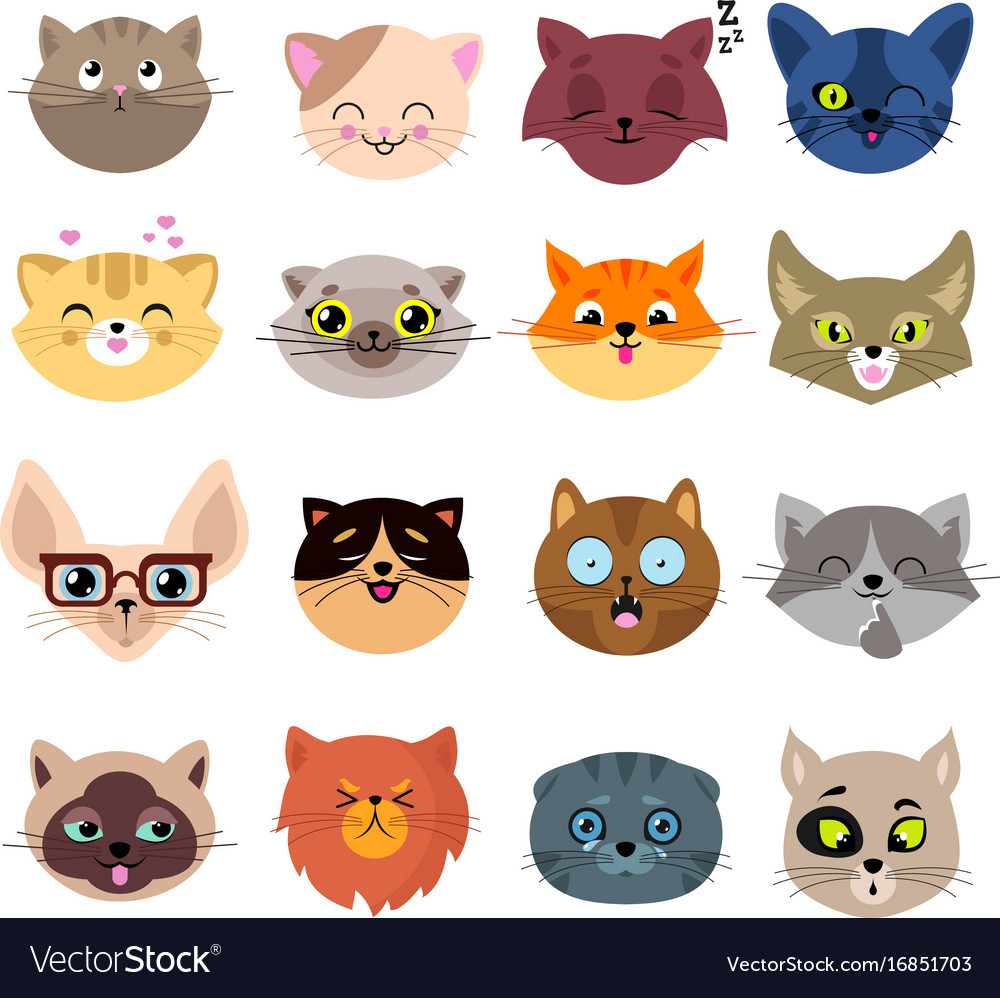 kitten face clip art