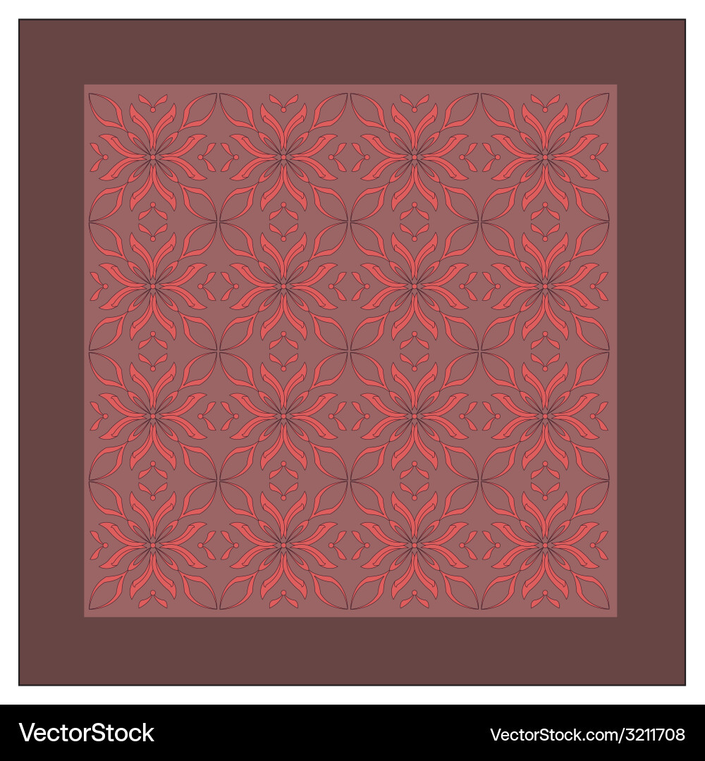Red flowers Royalty Free Vector Image - VectorStock