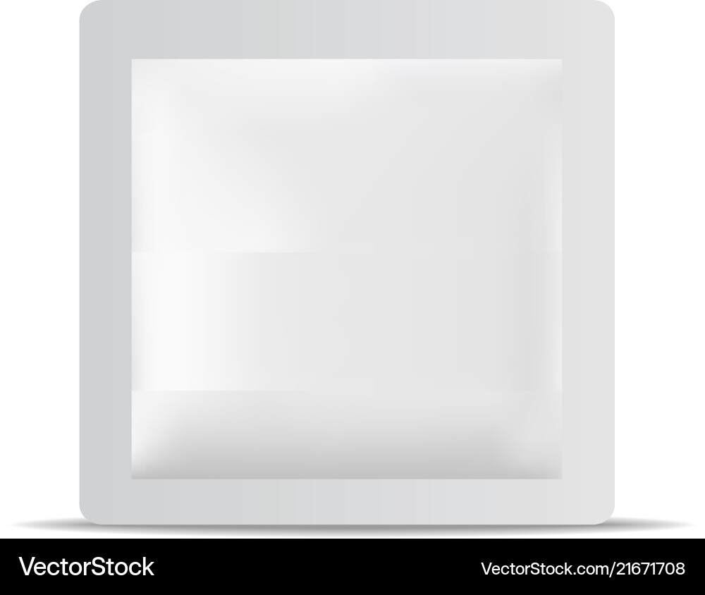 Sachet packaging for food and cosmetic Royalty Free Vector