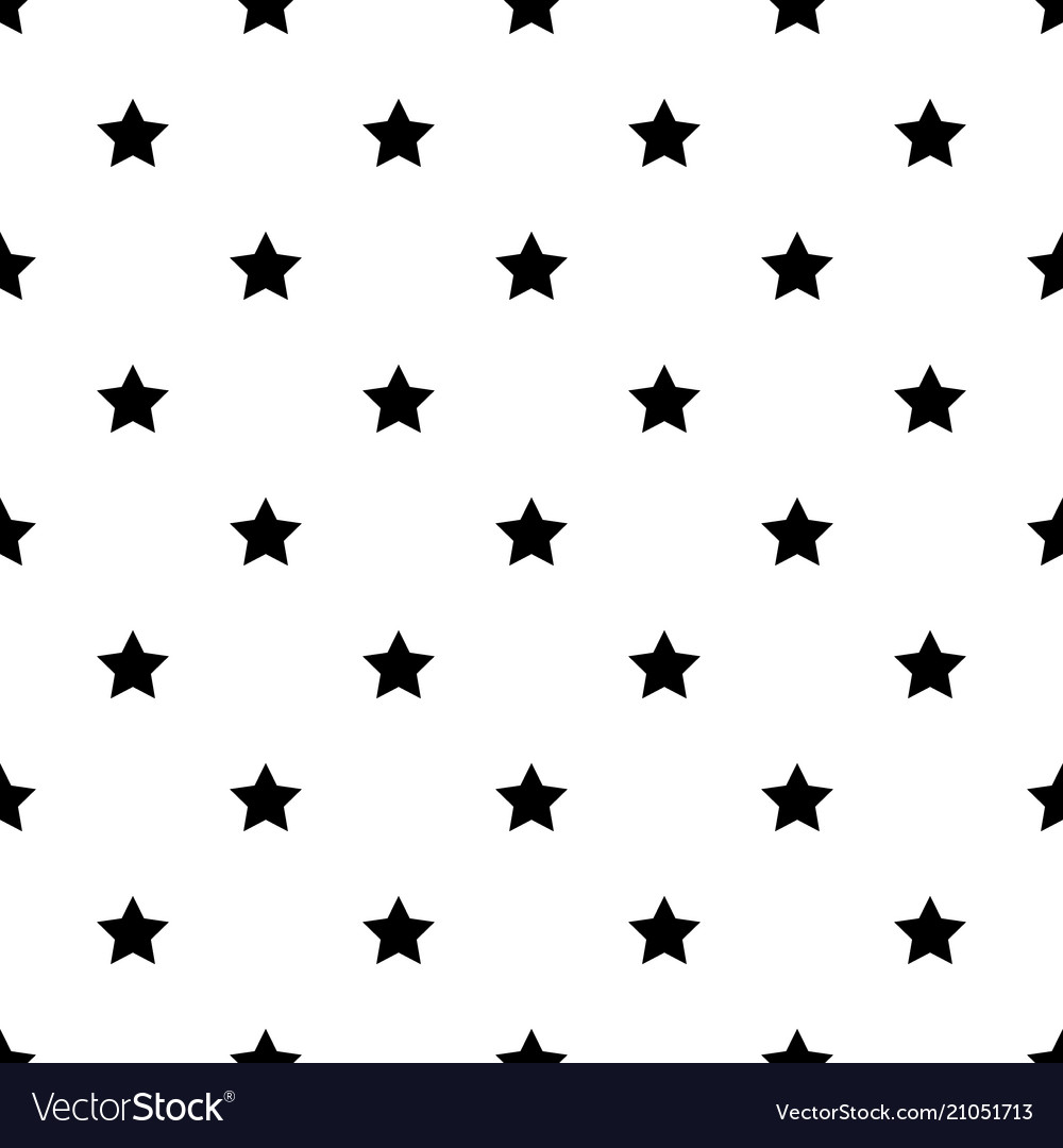 Seamless Star Pattern Royalty Free Vector Image