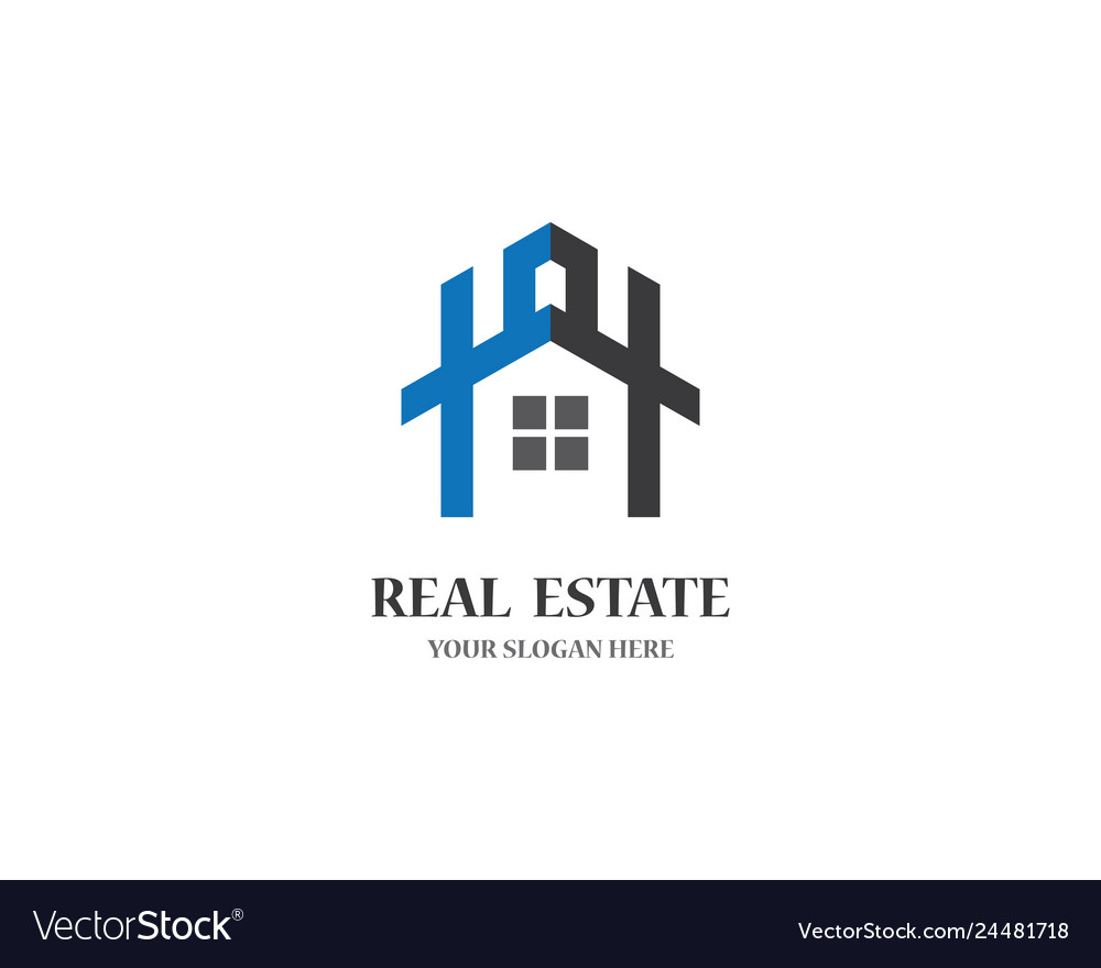 Real estate logo icon Royalty Free Vector Image