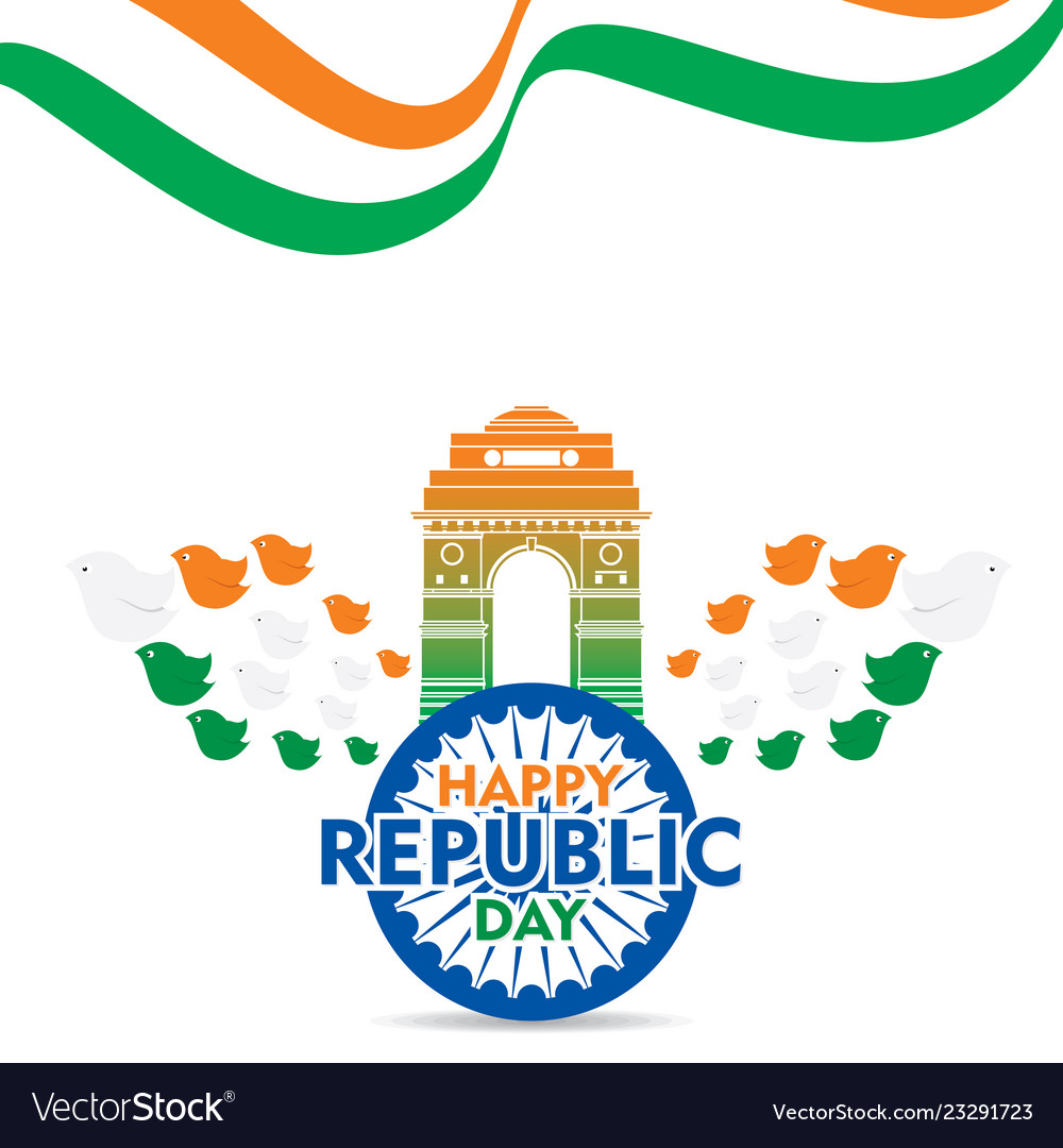 Happy independence day india poster design Vector Image