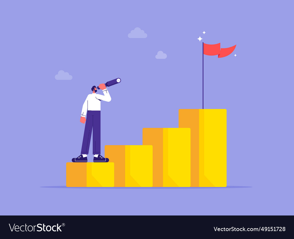 Career growth opportunities concept Royalty Free Vector