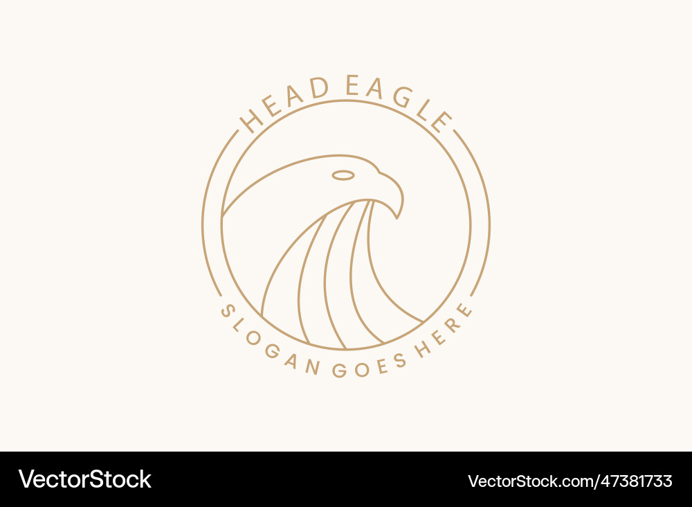 Head eagle Royalty Free Vector Image - VectorStock
