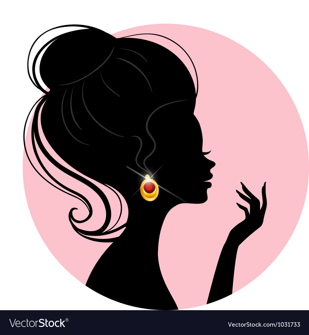 Woman silhouette Royalty Free Vector Image - VectorStock