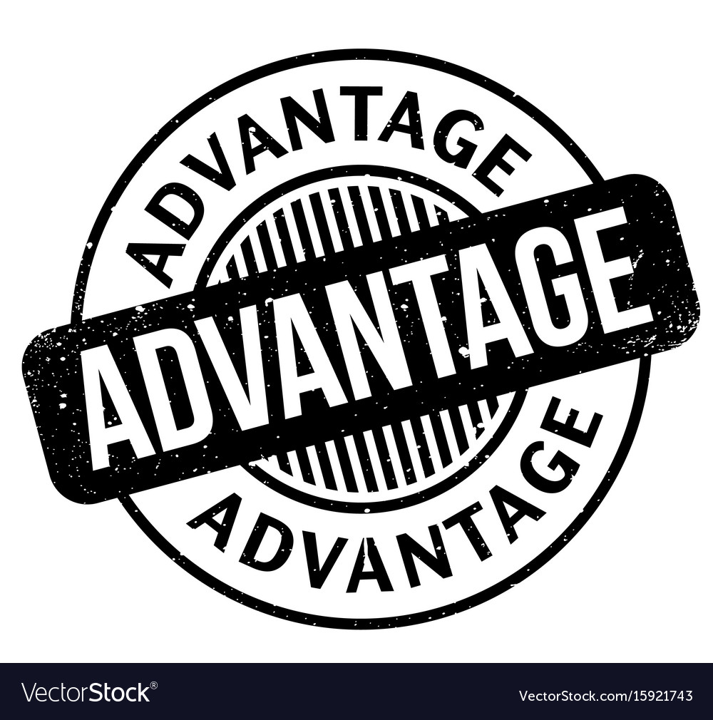 Advantage rubber stamp Royalty Free Vector Image