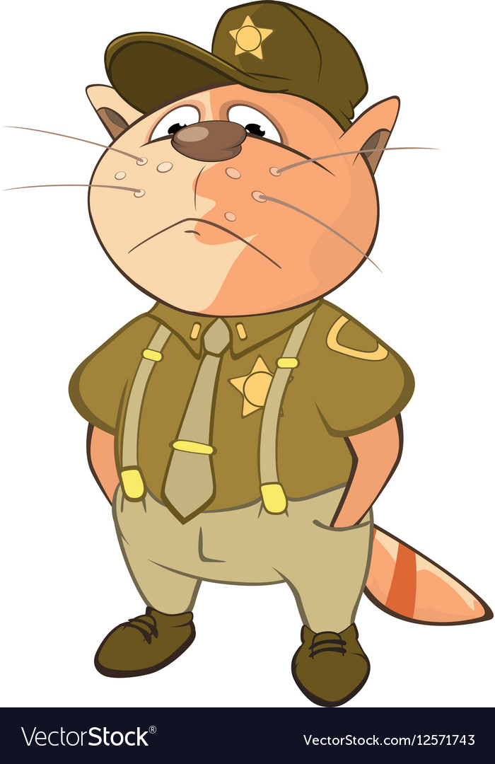 Кот солдат рисунок