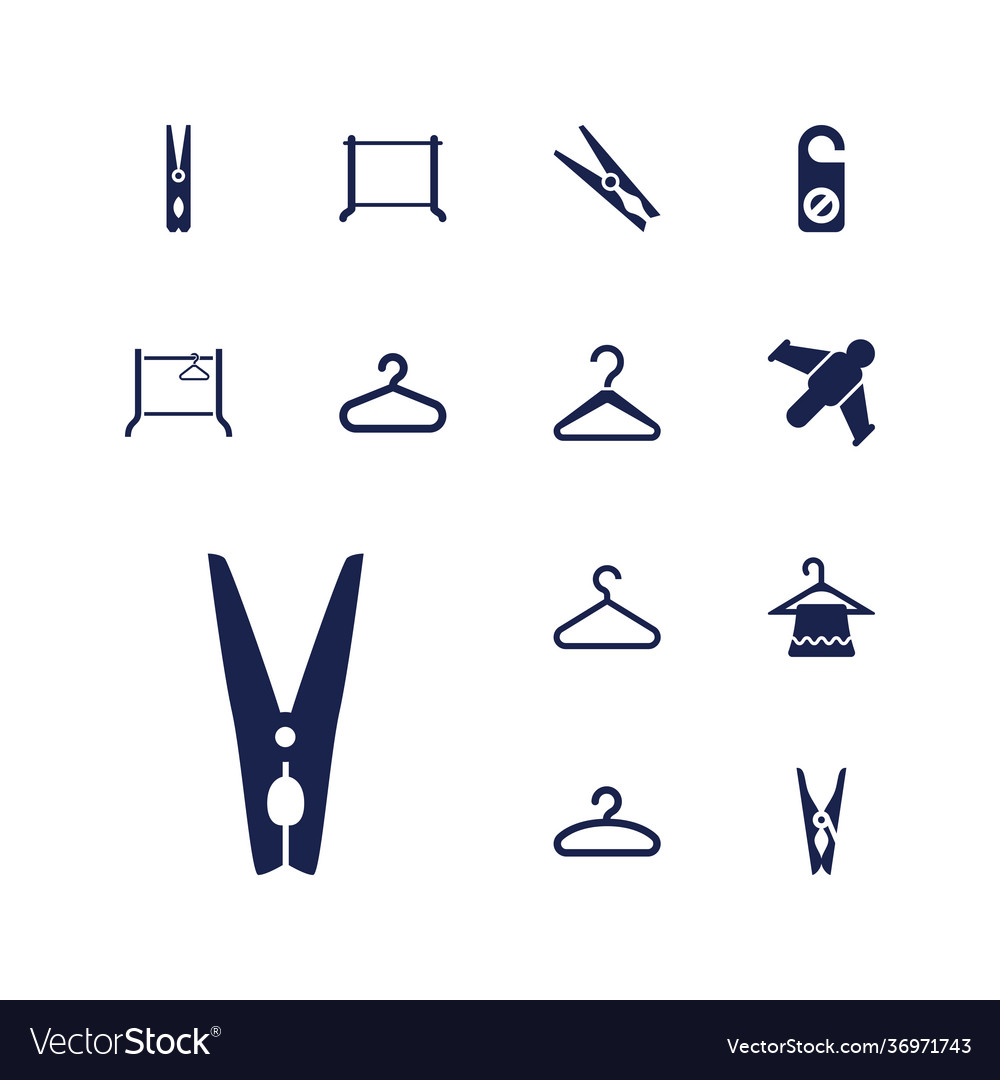 Hang icons Royalty Free Vector Image VectorStock