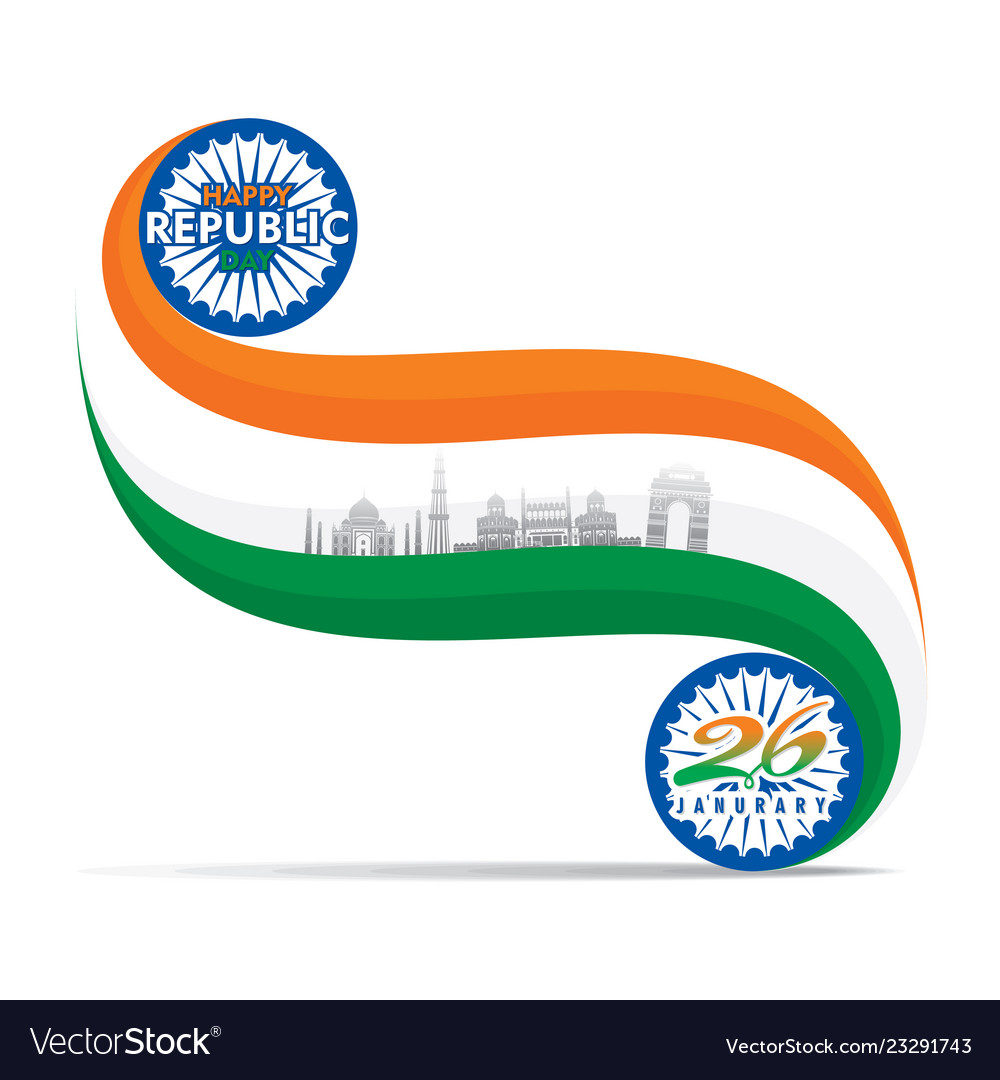 Happy independence day india poster design Vector Image