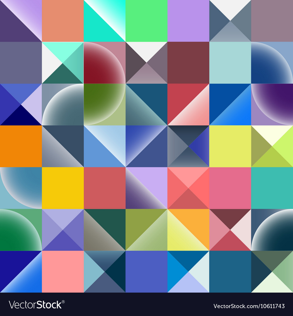 Rectangle seamless pattern abstract background Vector Image