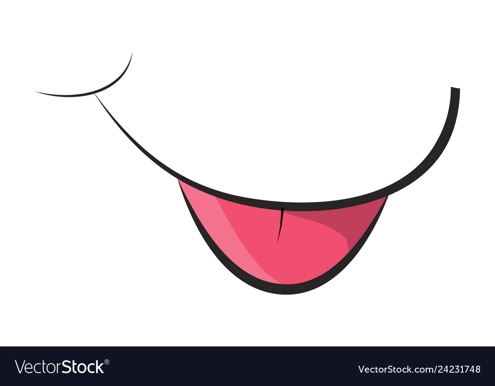 Cute tongue smile symbol icon design Royalty Free Vector