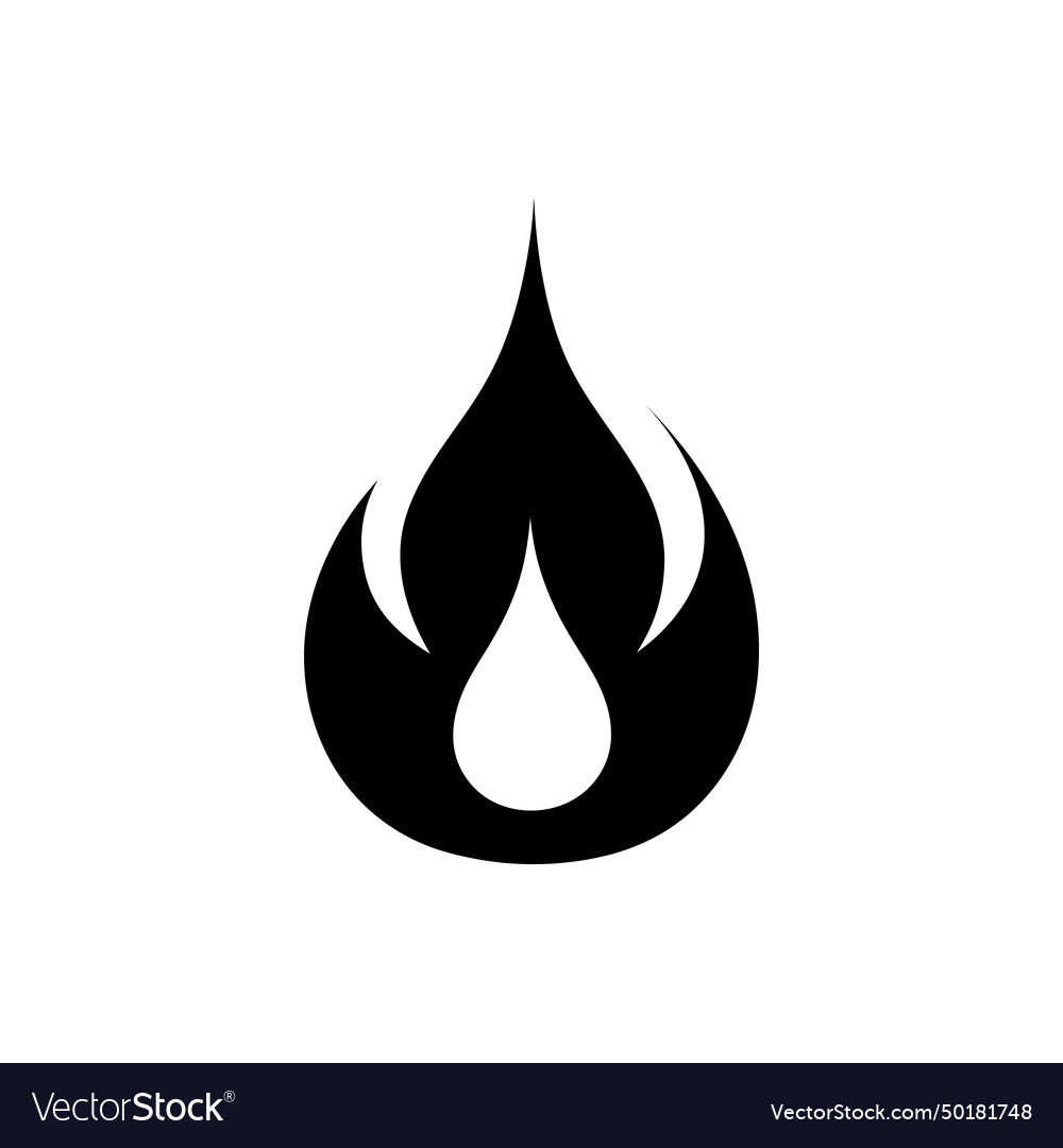 Flame burst icon Royalty Free Vector Image - VectorStock